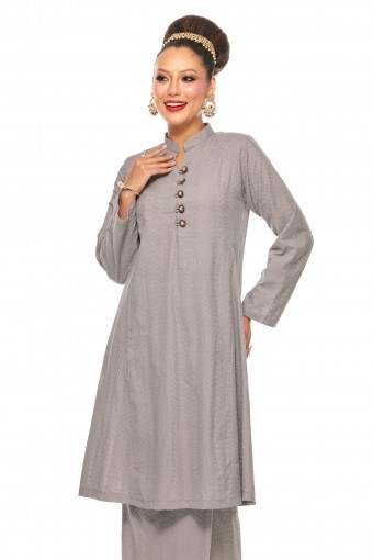 Kurung Riau Putri (Grey)