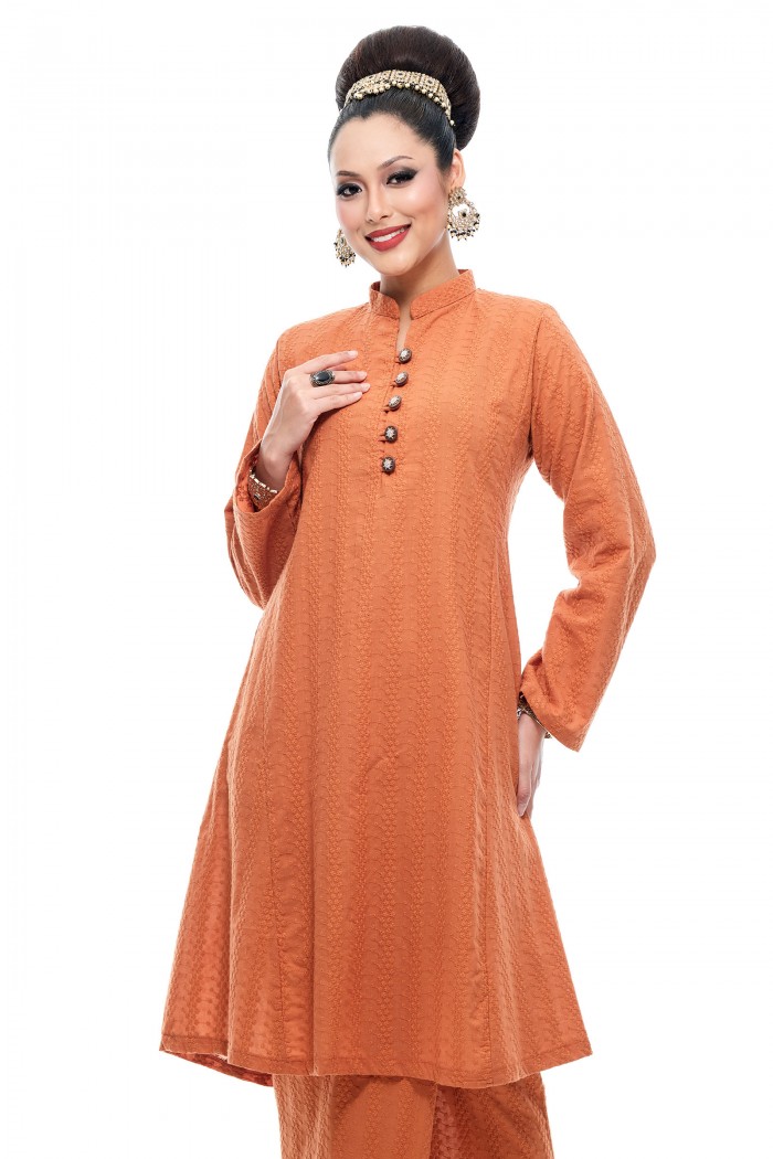 Kurung Riau Putri (Brick Orange)