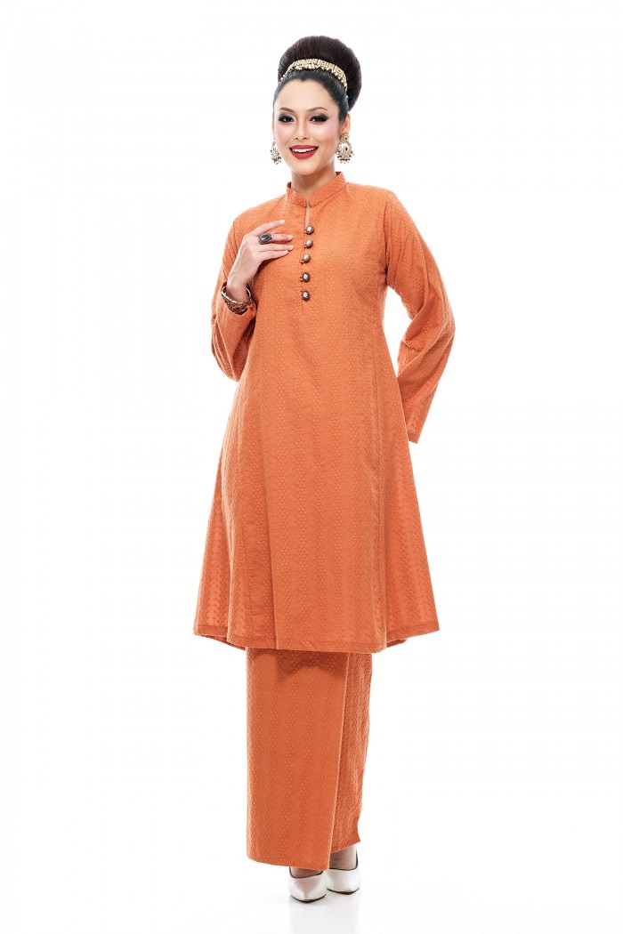 Kurung Riau Putri (Brick Orange)