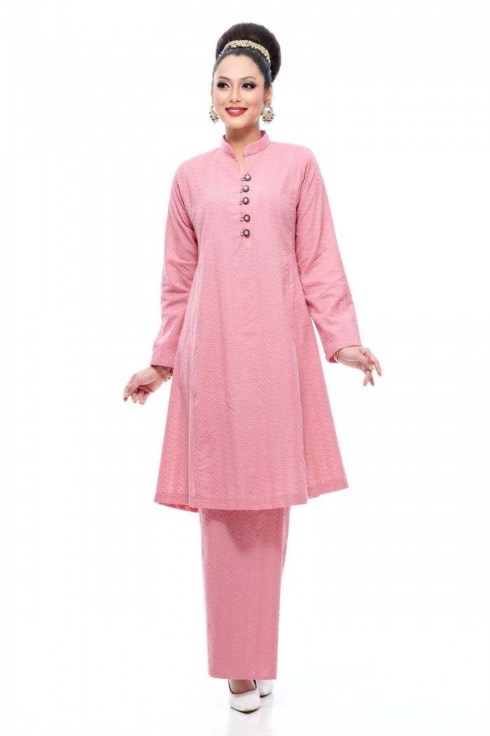 Kurung Riau Putri (Carnation Pink)