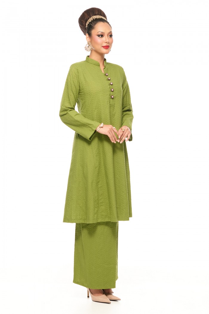 Kurung Riau Putri (Avocado Green)